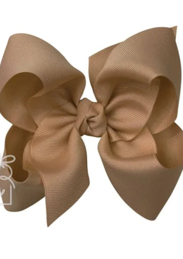 6 inch hair bows assorted colors