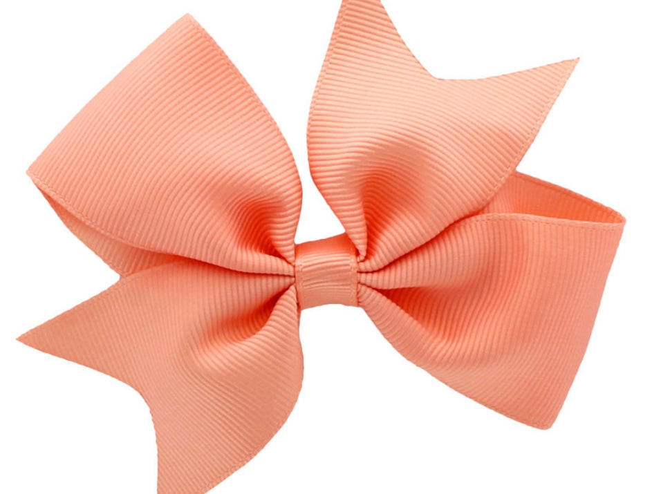6 inch hair bows assorted colors