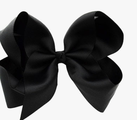 6 inch hair bows assorted colors