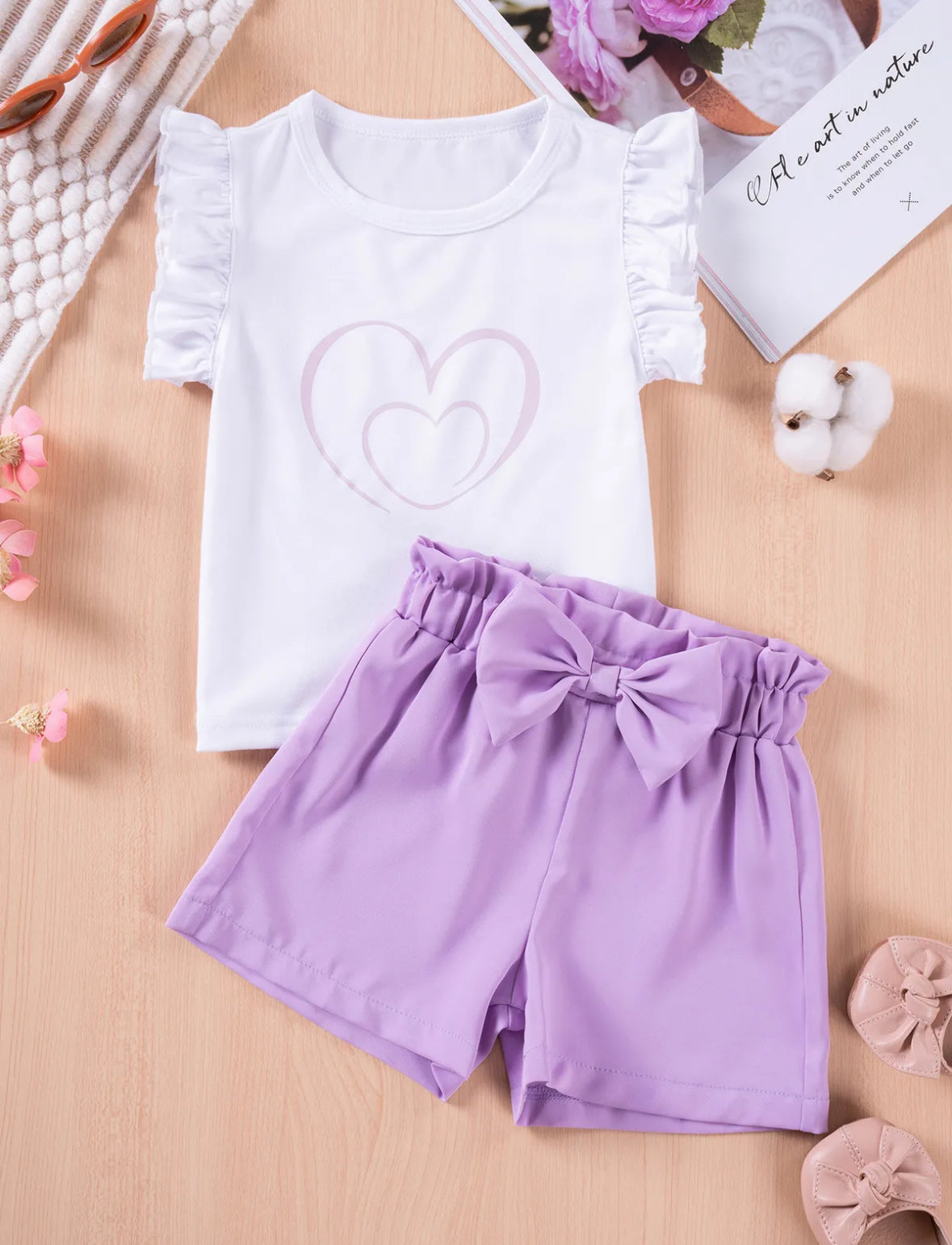 Girls Fashion Two Piece Summer Set