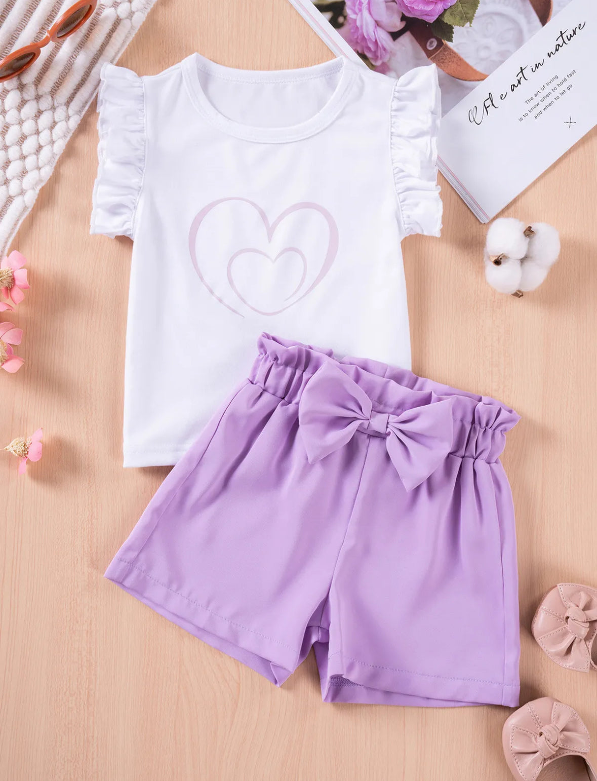 Girls Fashion Two Piece Summer Set