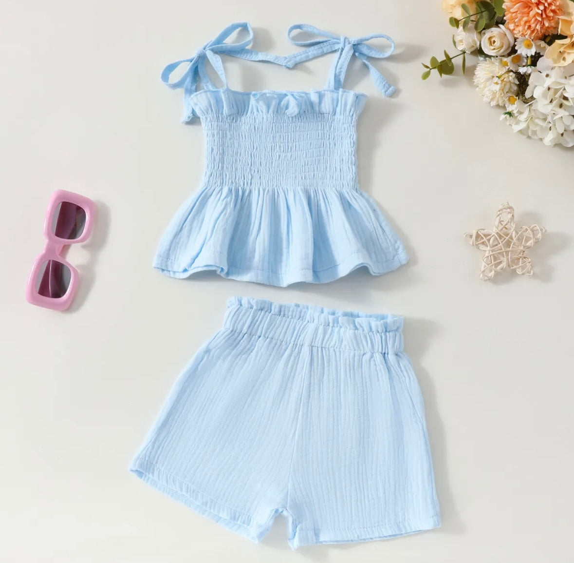 Girls fashion Two Piece Summer Set