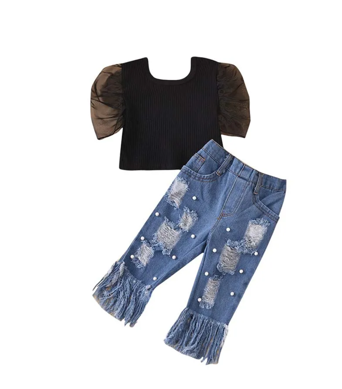 Girls Fashion Two Piece Set