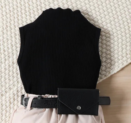 Girls Fashion Three Piece Jogger Set